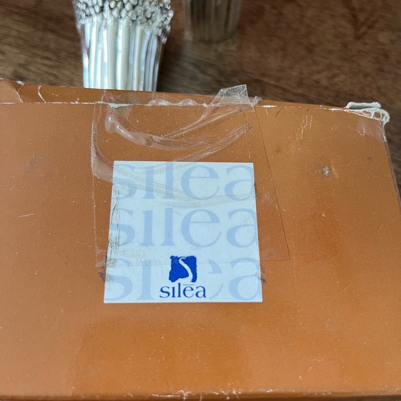 NIB SILEA SILVER SALT & PEPPER WITH UNDERTRAY - Picture 6 of 6